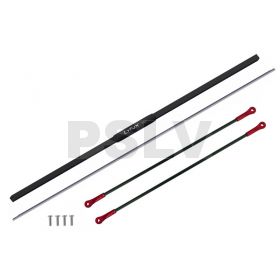 LX0458   Lynx 130X T.B.S. System Ultra Tail Boom Combo Set Red Devil  